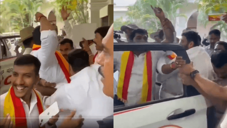 Anti-Hindi showdown in Bengaluru: Protesters storm MHA promotional event attended by 6 MPs; over 40 held