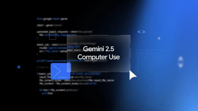 Google Unveils Gemini 2.5 Computer Use — An AI That Browses the Web Like a Human