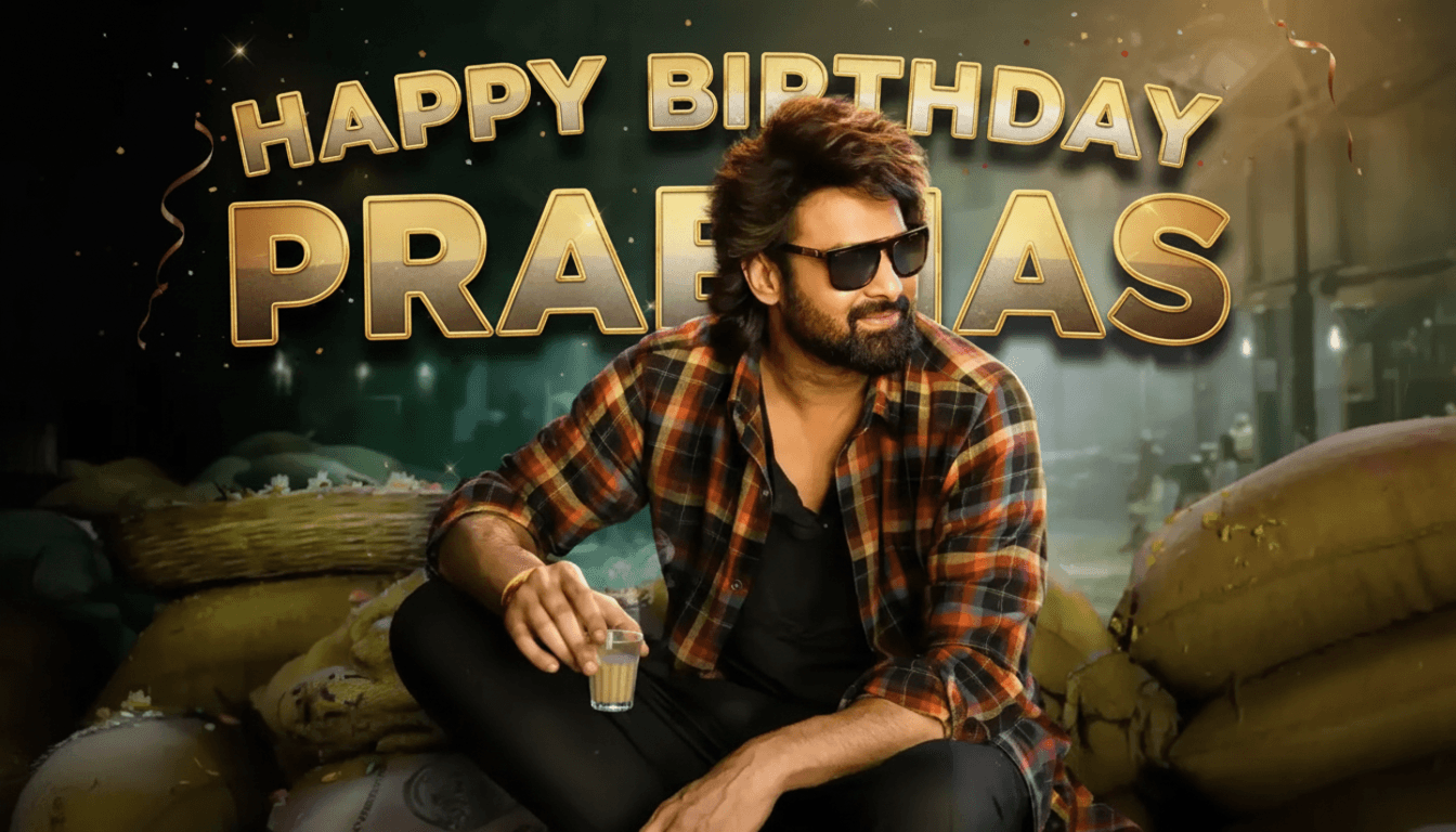 Happy Birthday, Prabhas – The Rebel Star Who Redefined Indian Cinema
