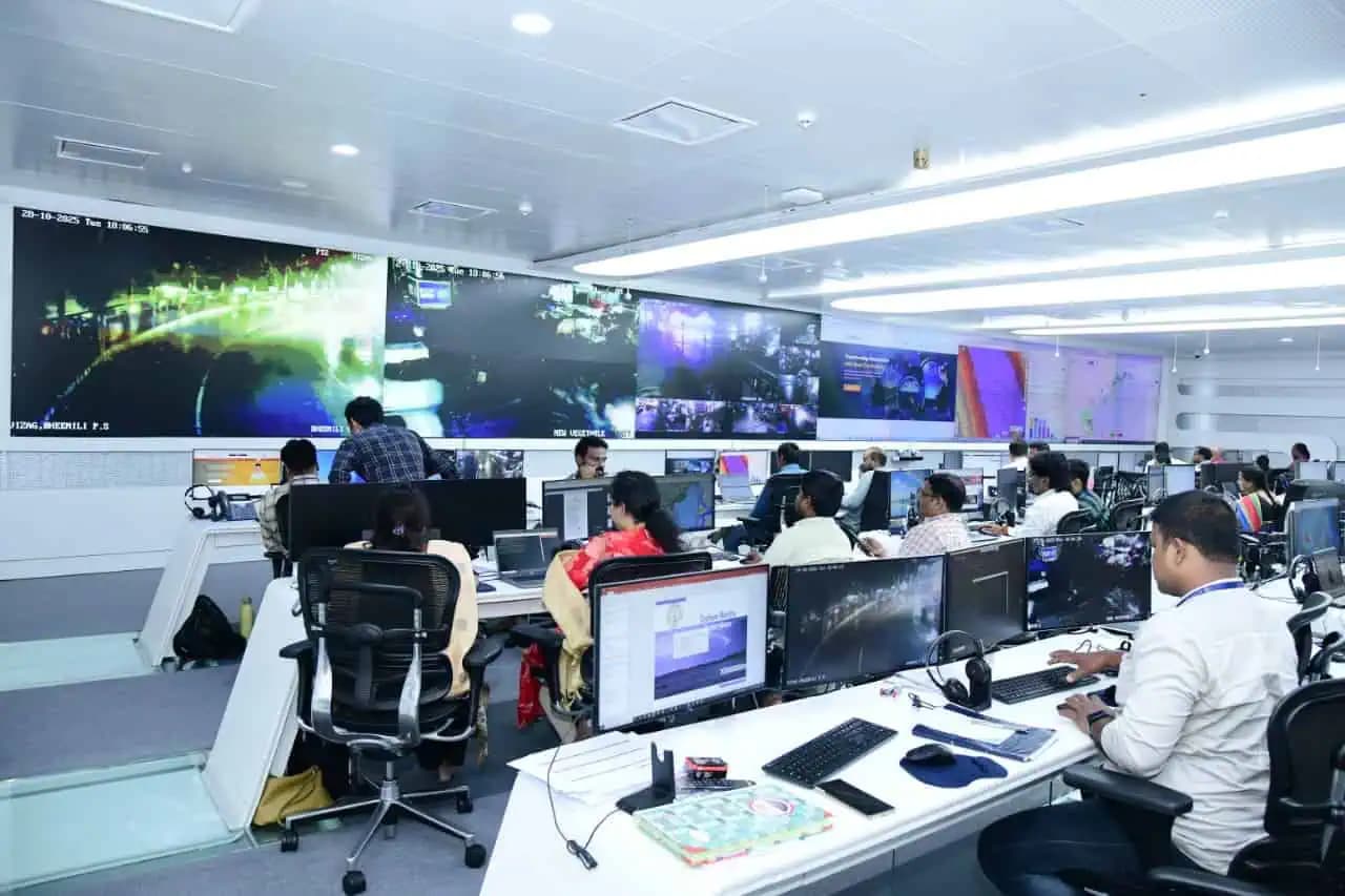 Naidu and Team Working Round the Clock to Tackle Cyclone Montha