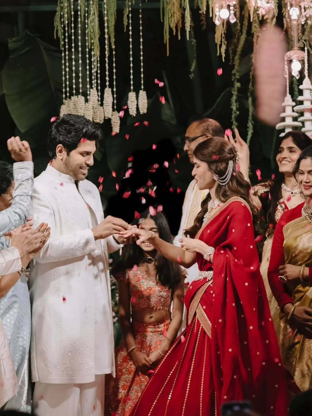 Allu Sirish and Nayanika Seal Their Love With Rings