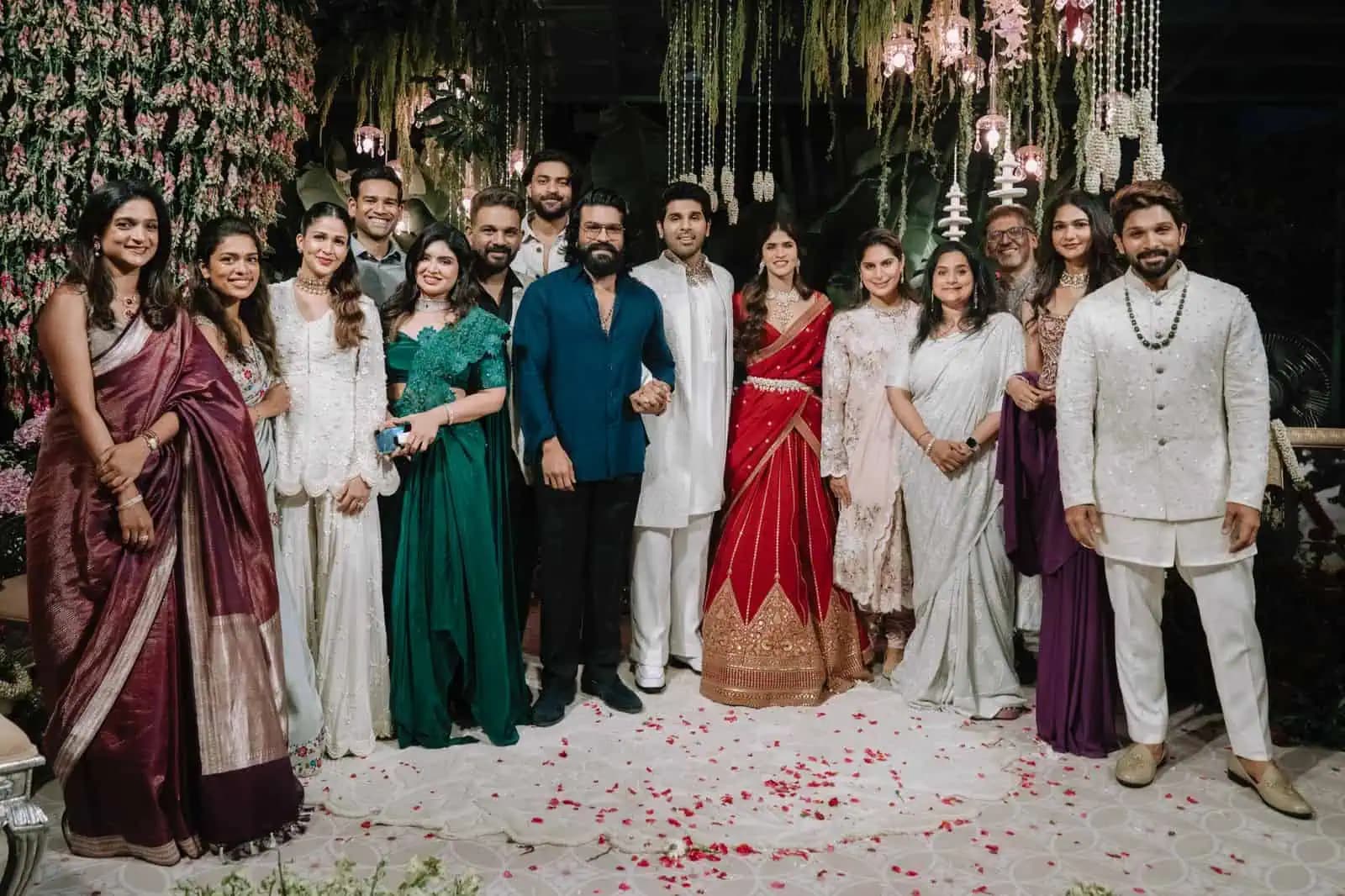 Mega & Allu Families Reunite at Allu Sirish’s Engagement – Rumors Put to Rest
