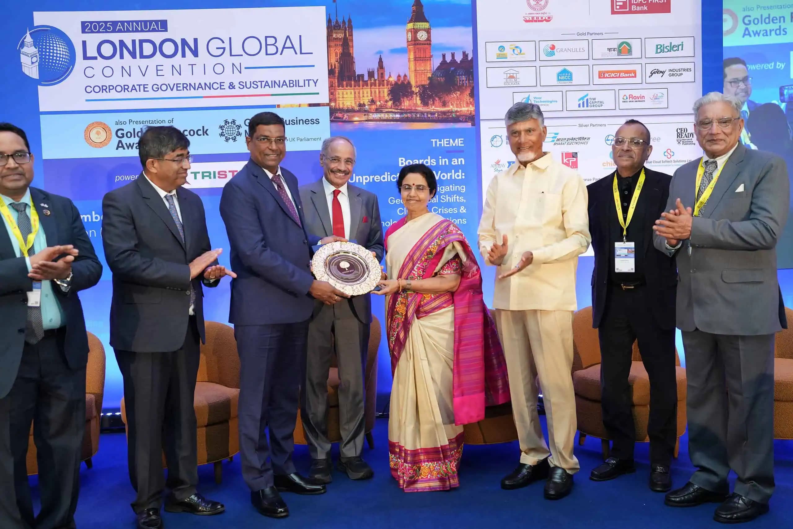 Babu’s Proud Moment: Bhuvaneshwari Bags Two Prestigious Awards in London
