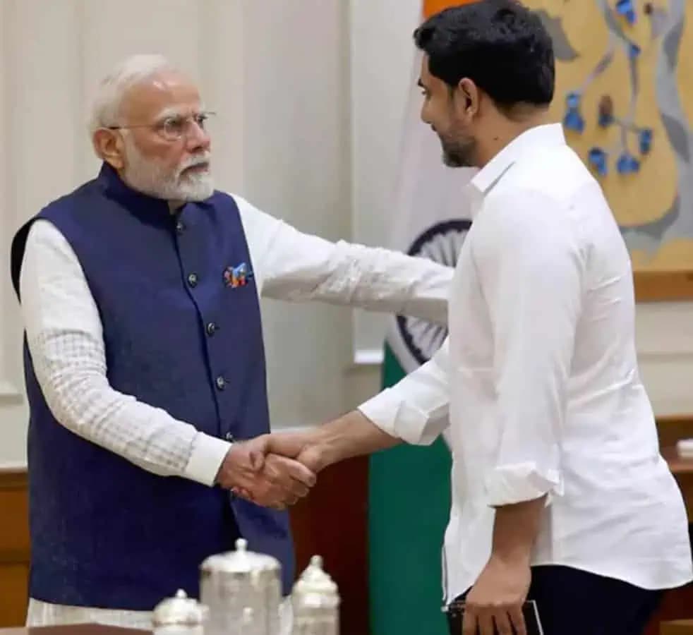 Nara Lokesh’s National Rise – Modi’s Political Team Observes His Bihar Campaign