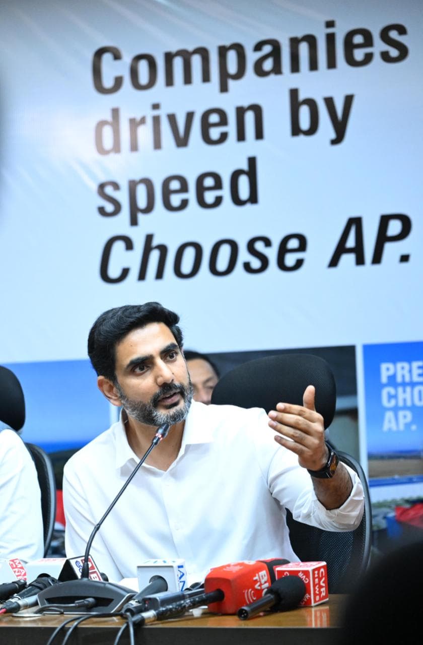 Corporate Leaders Praise Lokesh for Andhra Pradesh’s Rapid Investment Growth