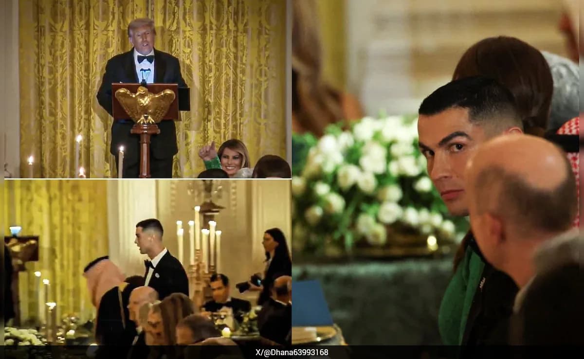 Ronaldo Attends White House Dinner With Saudi Crown Prince