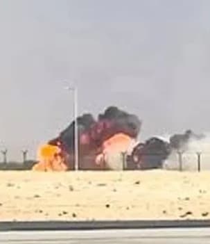 Tejas Crash at Dubai Airshow