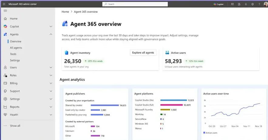 Microsoft Launches Agent 365 for Enterprises to Manage and Monitor AI Agents
