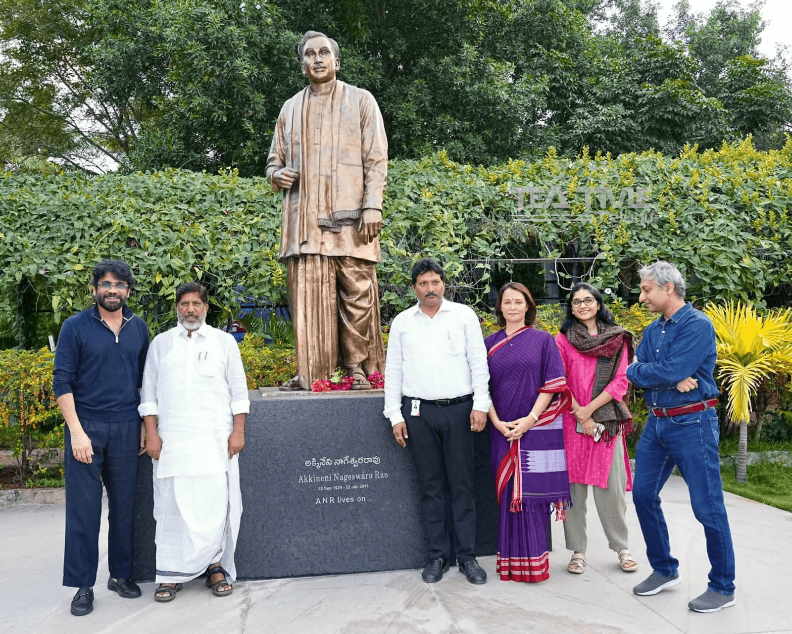 Deputy CM Bhatti Vikramarka Pays Tribute to Akkineni at Annapurna Studios
