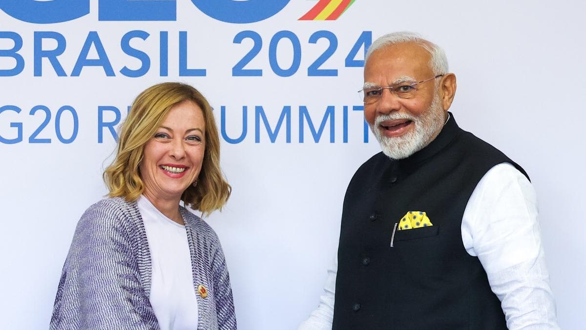 PM Modi Meets Meloni at G20 Summit
