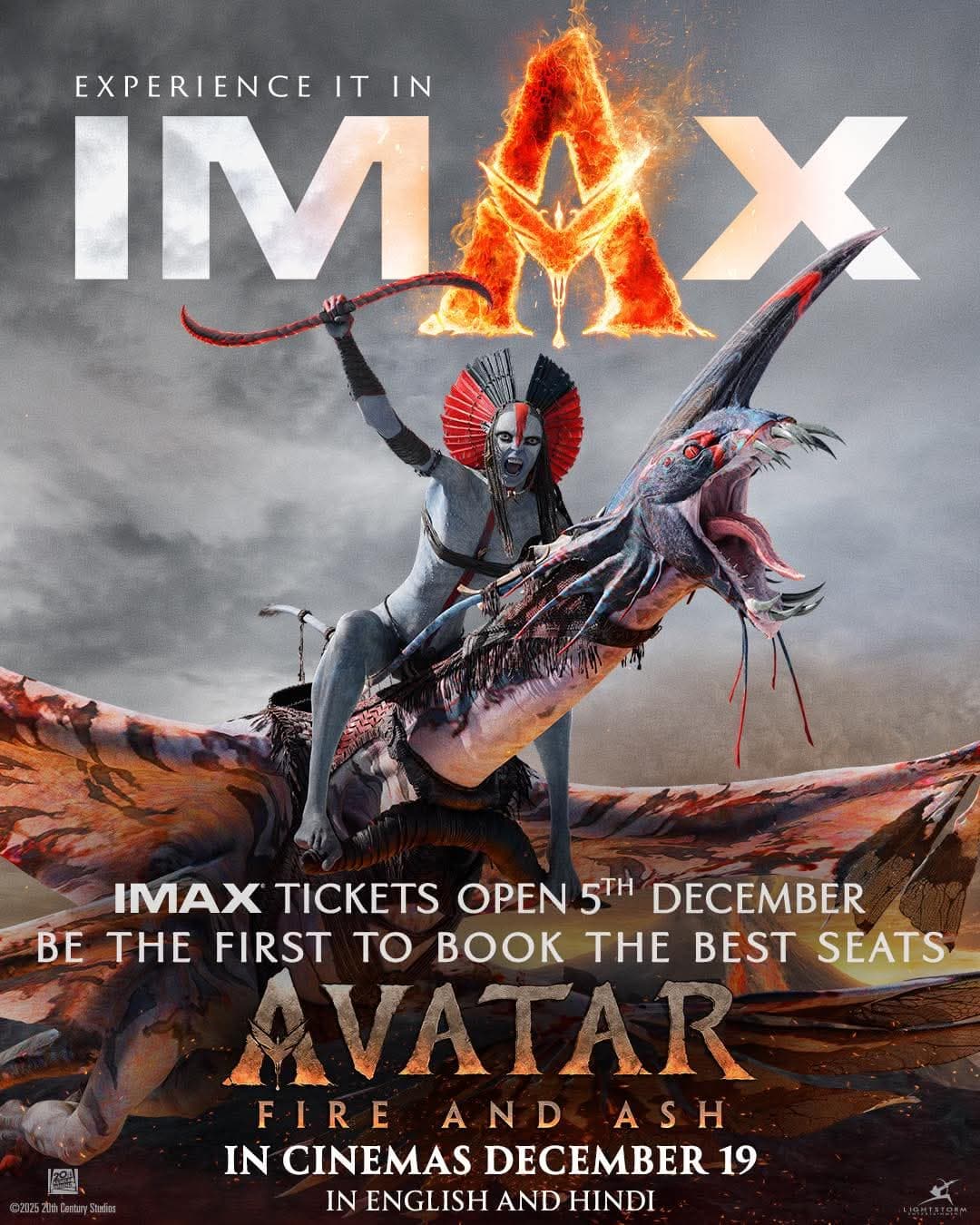 Avatar: Fire and Ash IMAX Tickets Live on Dec 5th!