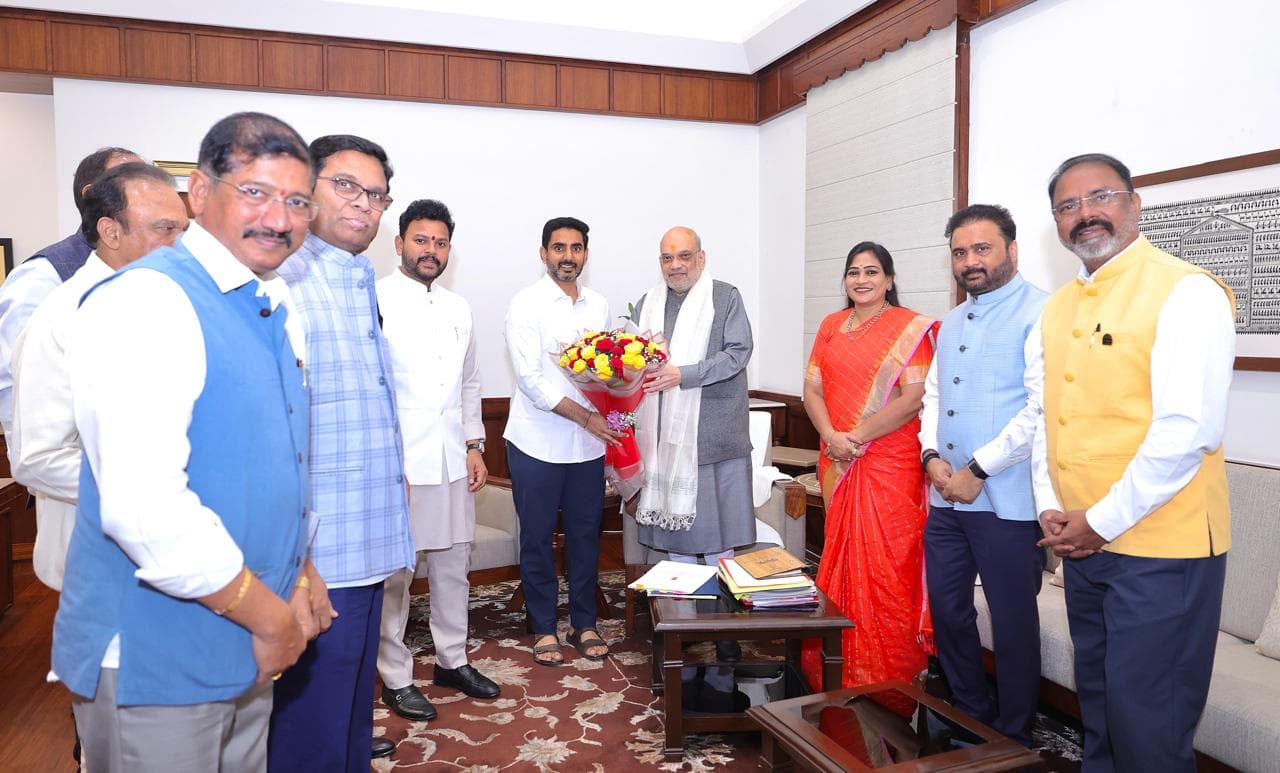 We lost in the cyclone, give funds - TDP MPs request to Union Home Minister Amit Shah