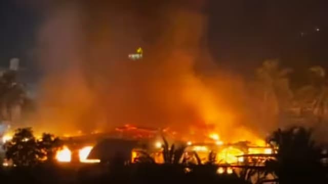 Major fire accident in Goa