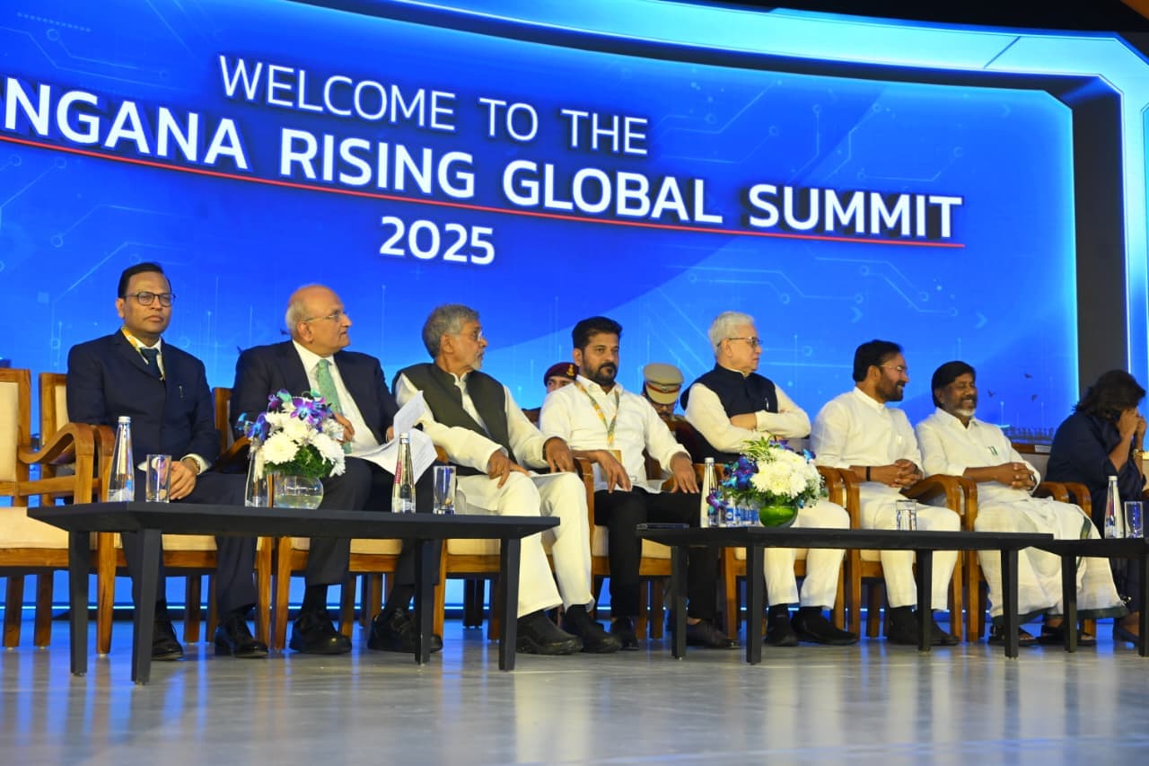 Governor Jishnu Dev Varma inaugurated the Telangana Rising Global Summit