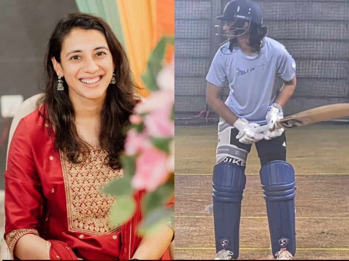 Back to cricket, Smriti Mandhana starts practice!