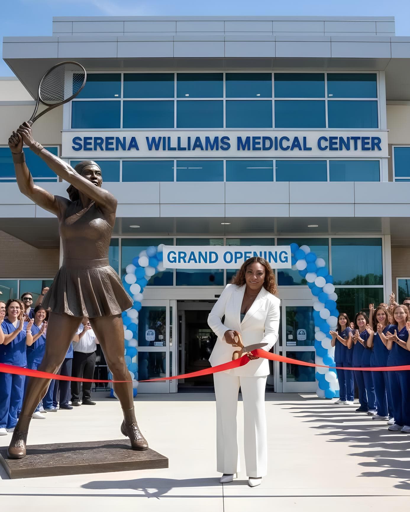 Tennis Star Serena Williams opens a free hospital for the underprivileged!