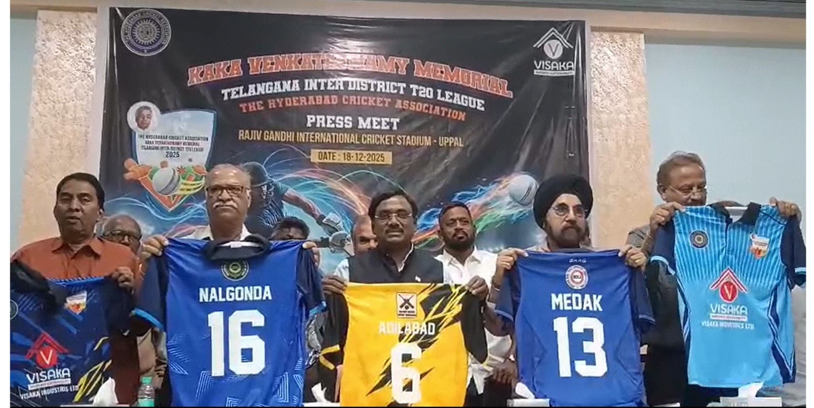 Minister Vivek, HCA announce Kaka Venkataswamy Memorial T20 Tournament!