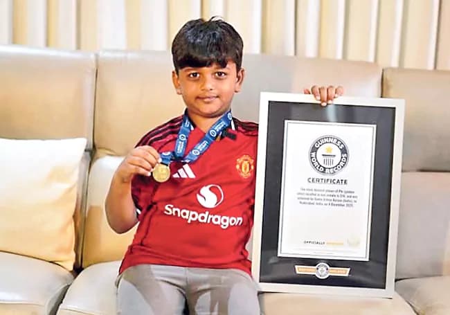 Ganta Jishnu Aryan Enters Guinness World Records