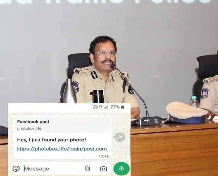 A new scam is circulating on WhatsApp. Be careful. Hyd CP Sajjanar