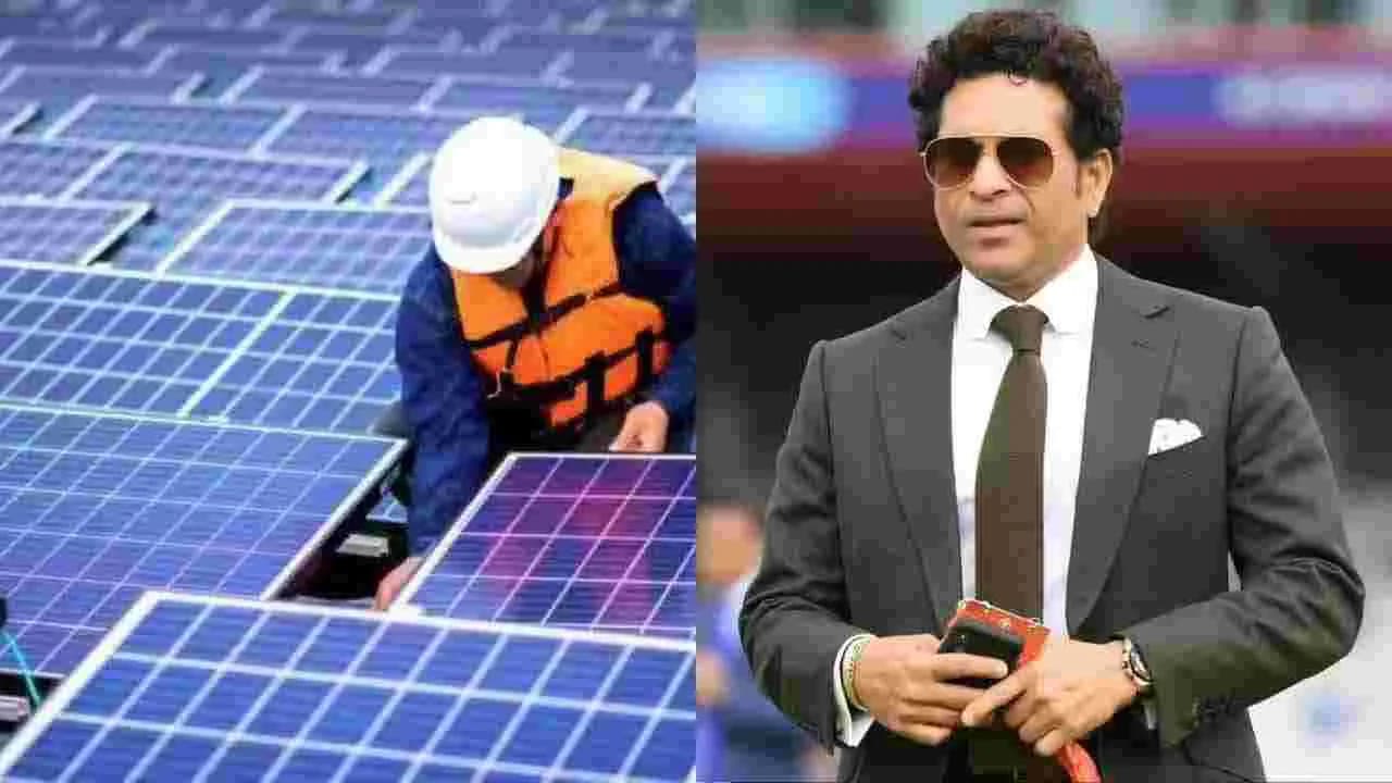 Sachin Tendulkar Invests in Hyderabad-Based Solar Company