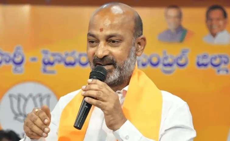 CM’s Remarks Against KCR Are Wrong: Union Minister Bandi Sanjay
