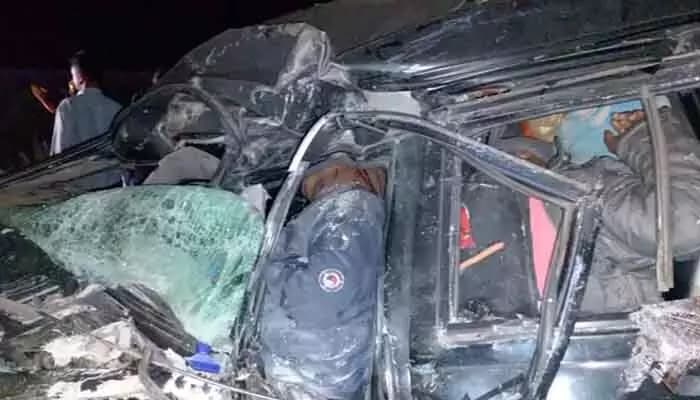 Fatal Road Accident in Nandyal District Claims Lives of Four from Hyderabad