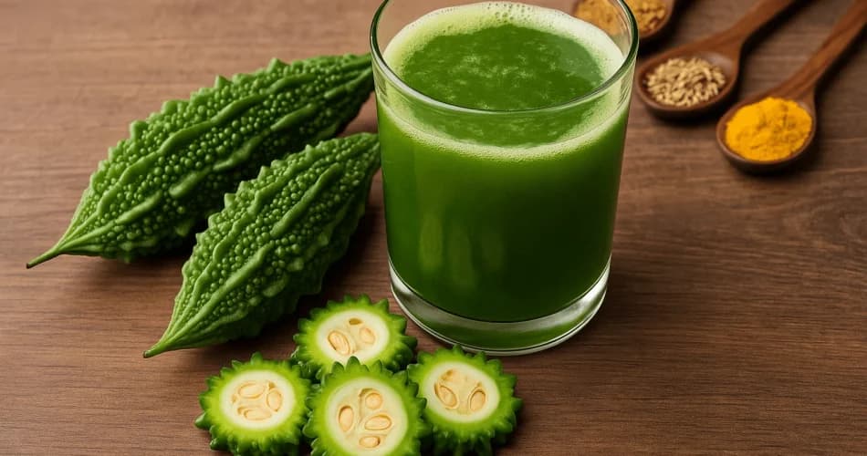 Doctors say there are many benefits with bitter gourd juice