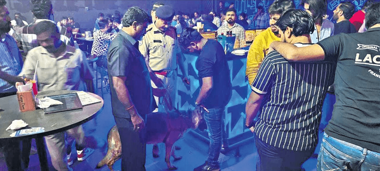 EAGLE team conducts surprise raids on city pubs; 8 test positive for drugs!