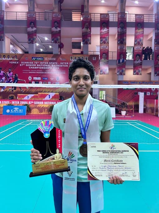 Andhra Pradesh Women Shine at Senior National Badminton Championship 2025!