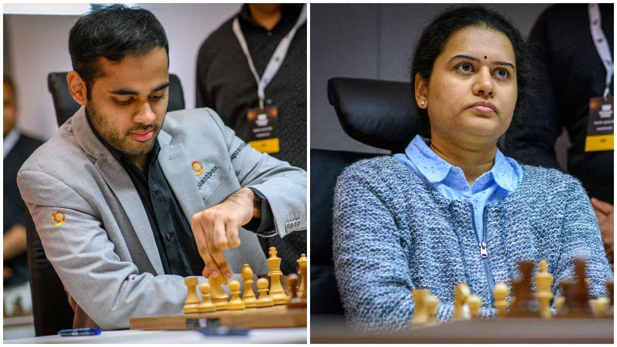 Humpy and Arjun Won Bronze at FIDE World Rapid Chess Championship in Doha!