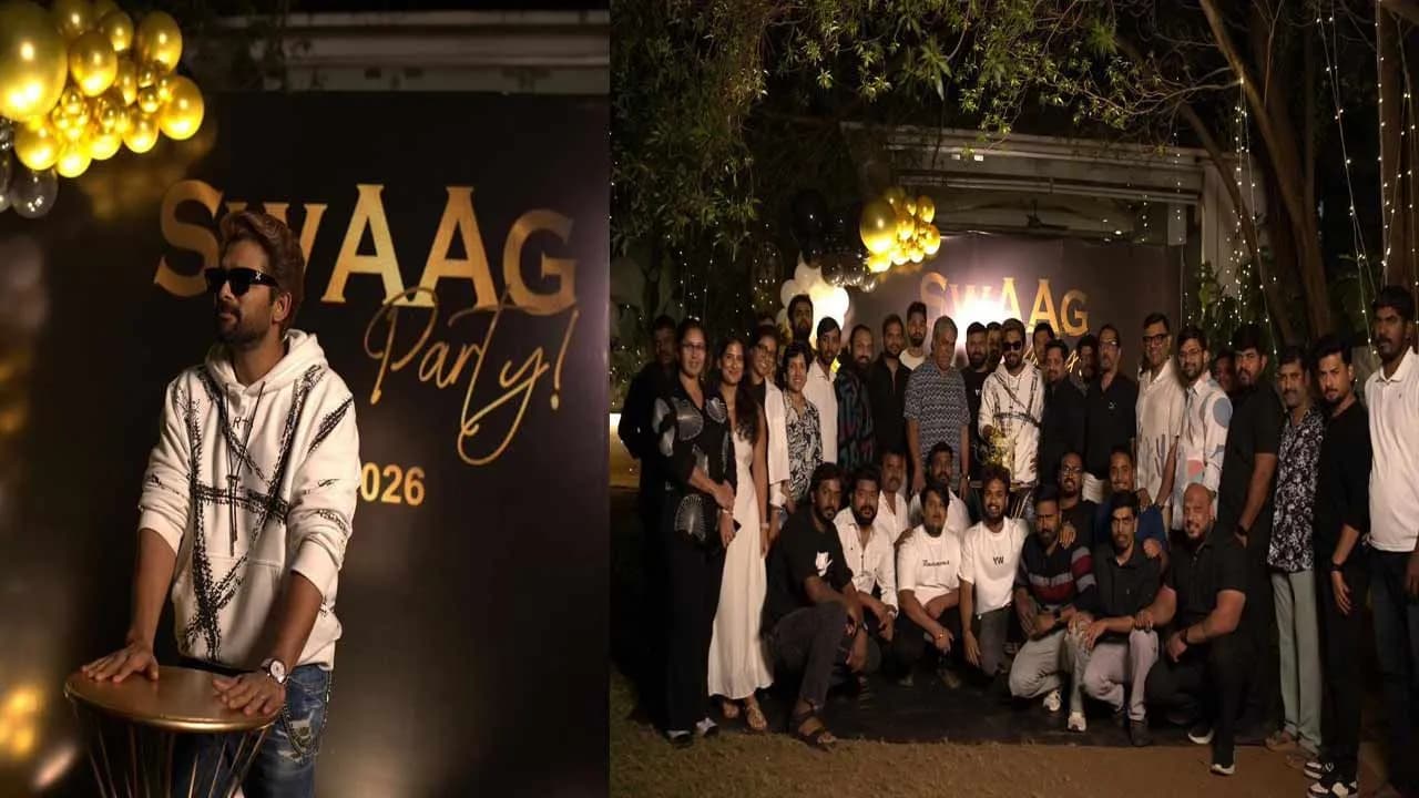 Icon Star Allu Arjun Celebrates New Year with Staff 