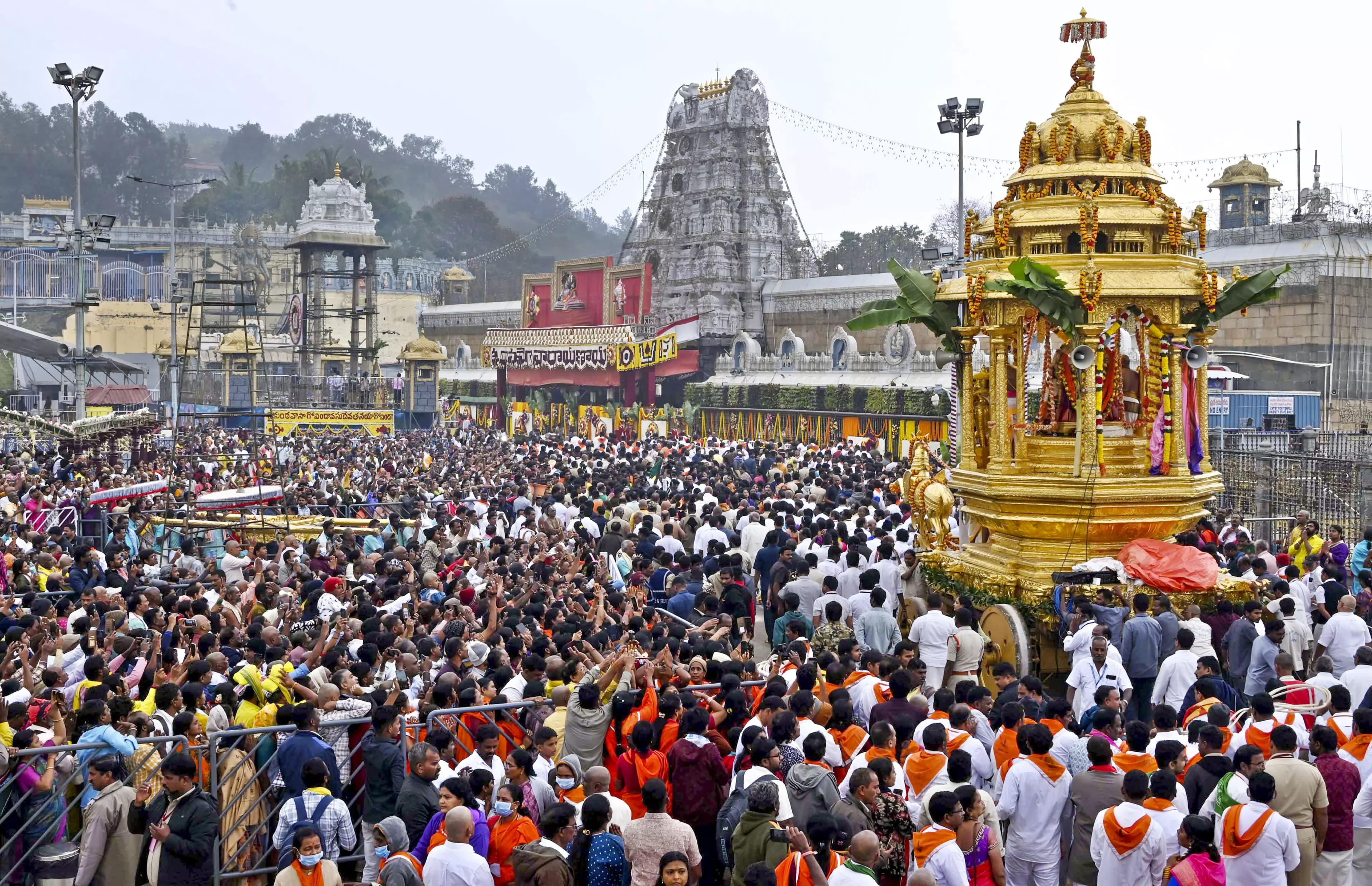 Sarva Darshanam to Resume from Tomorrow in Tirumala...Heavy Influx of Devotees