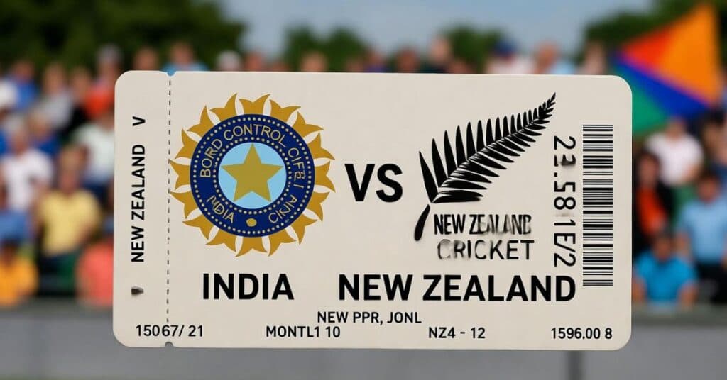 Massive Craze for India vs New Zealand First ODI... Tickets Sold Out in Just 8 Minutes