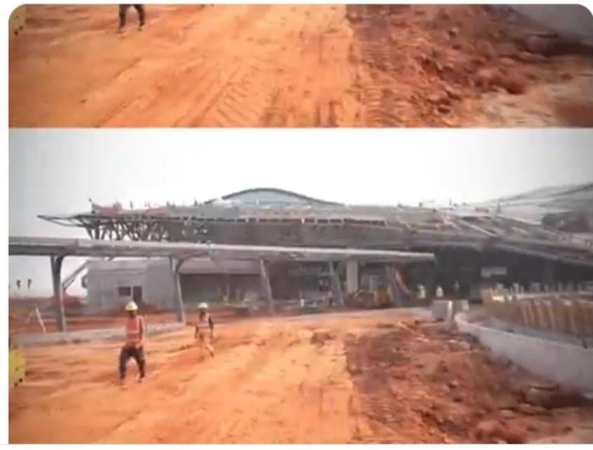 Bhogapuram Airport, CM Chandrababu Greets the People of Uttarandhra.