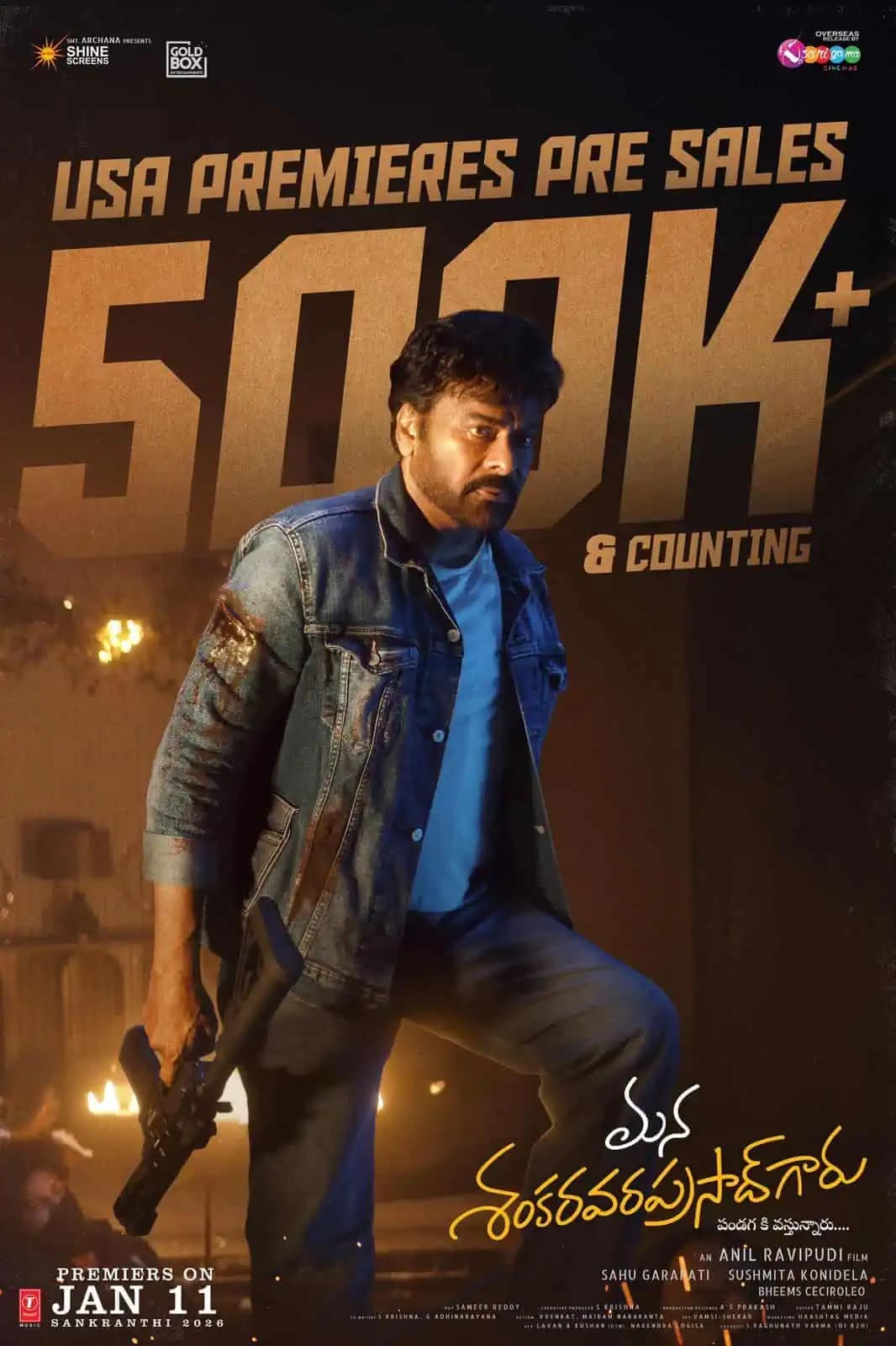 Chiru’s MSG Crosses Half Million, Eyes Record Opening