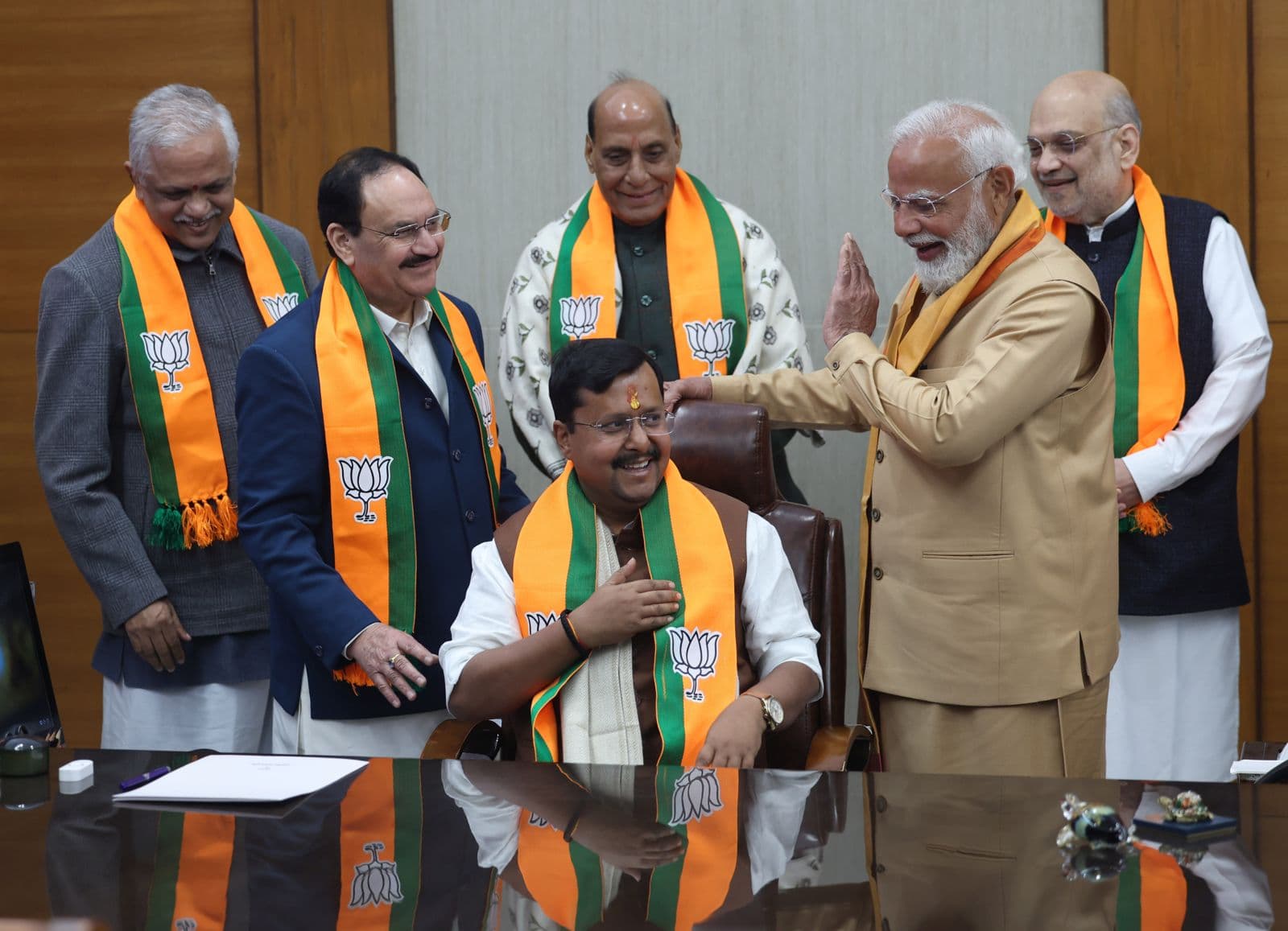 Prime Minister Modi Felicitates BJP’s Newly Appointed National President
