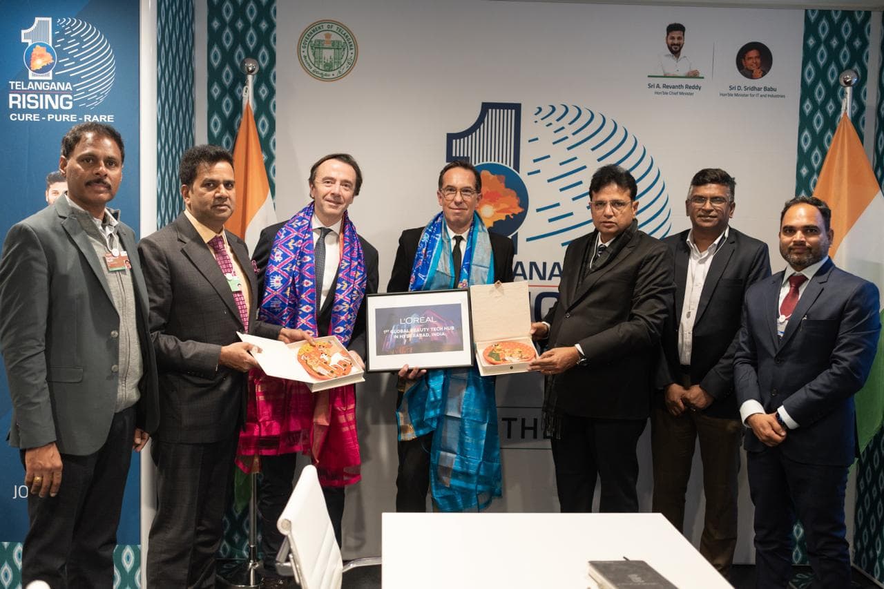 Telangana Attracts ₹23,000 Crore Investments on Day Two of Davos WEF!