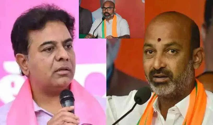 Union Minister Bandhi Sanjay, MP Aravind Served Legal Notices by KTR