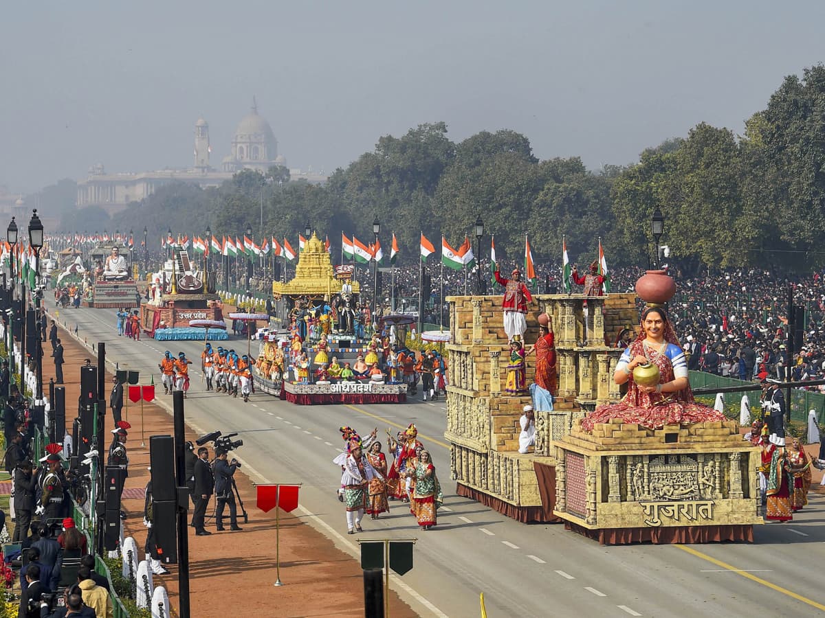 Grand 77th Republic Day Celebrations in Delhi, President Hoists the National Flag