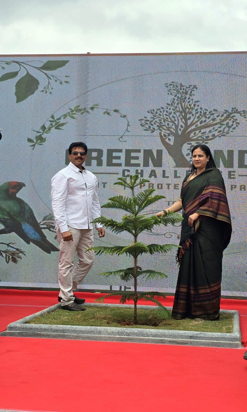 Ashwini Puneeth Rajkumar in the Green India Challenge