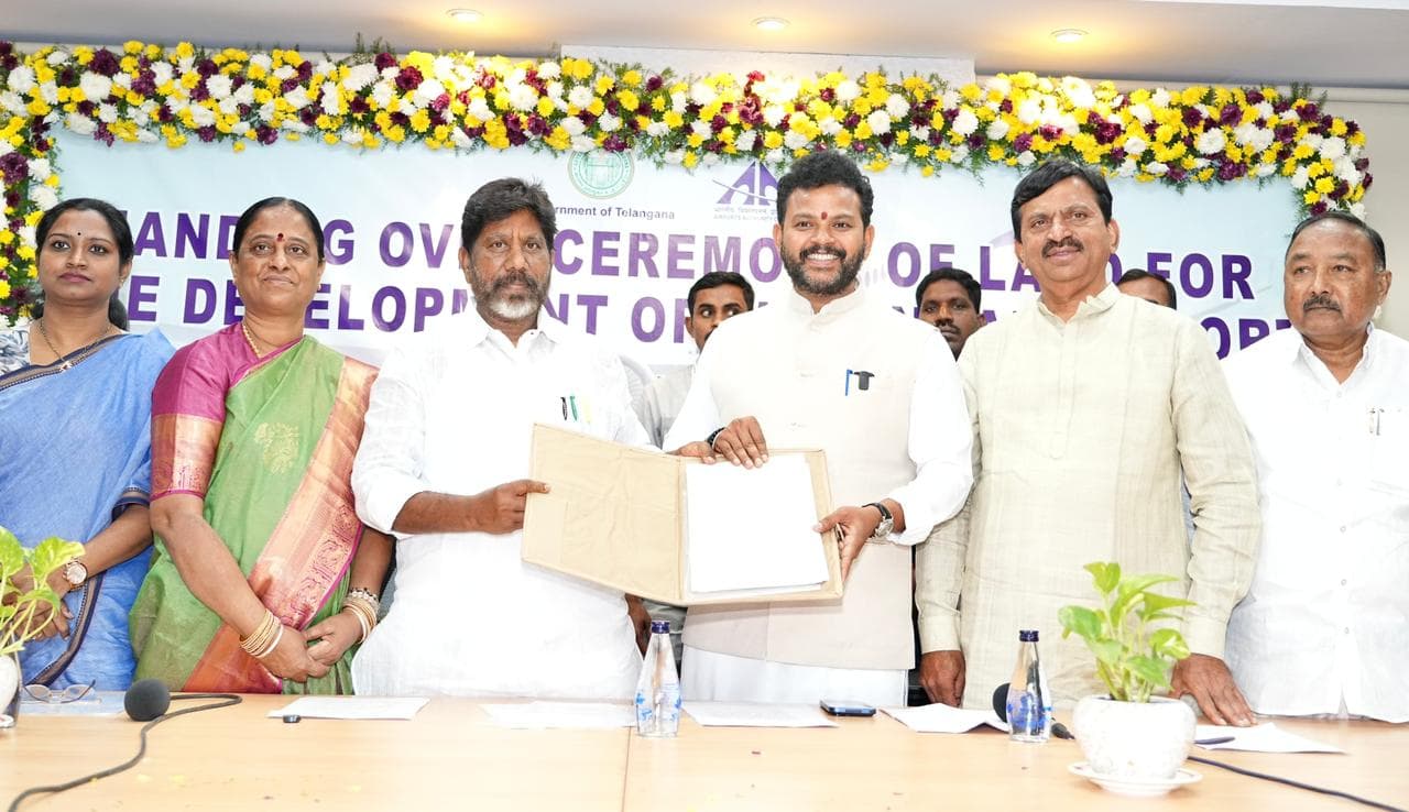 Handover of Land for Mamunur Airport Marks a Historic Day: Deputy CM Bhatti