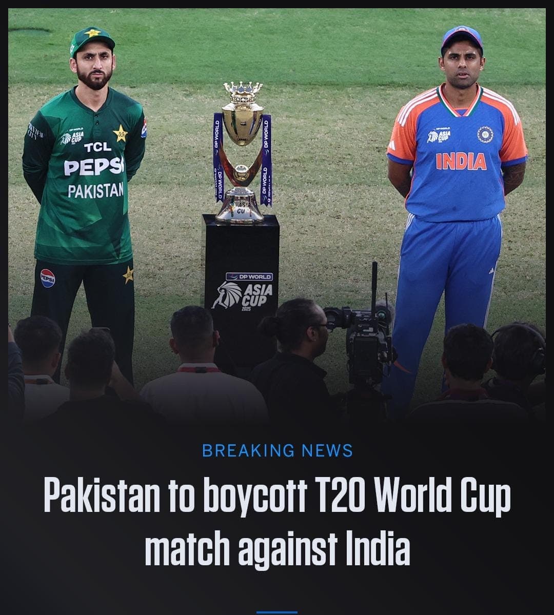Pakistan boycotts the match against India in the T20 World Cup