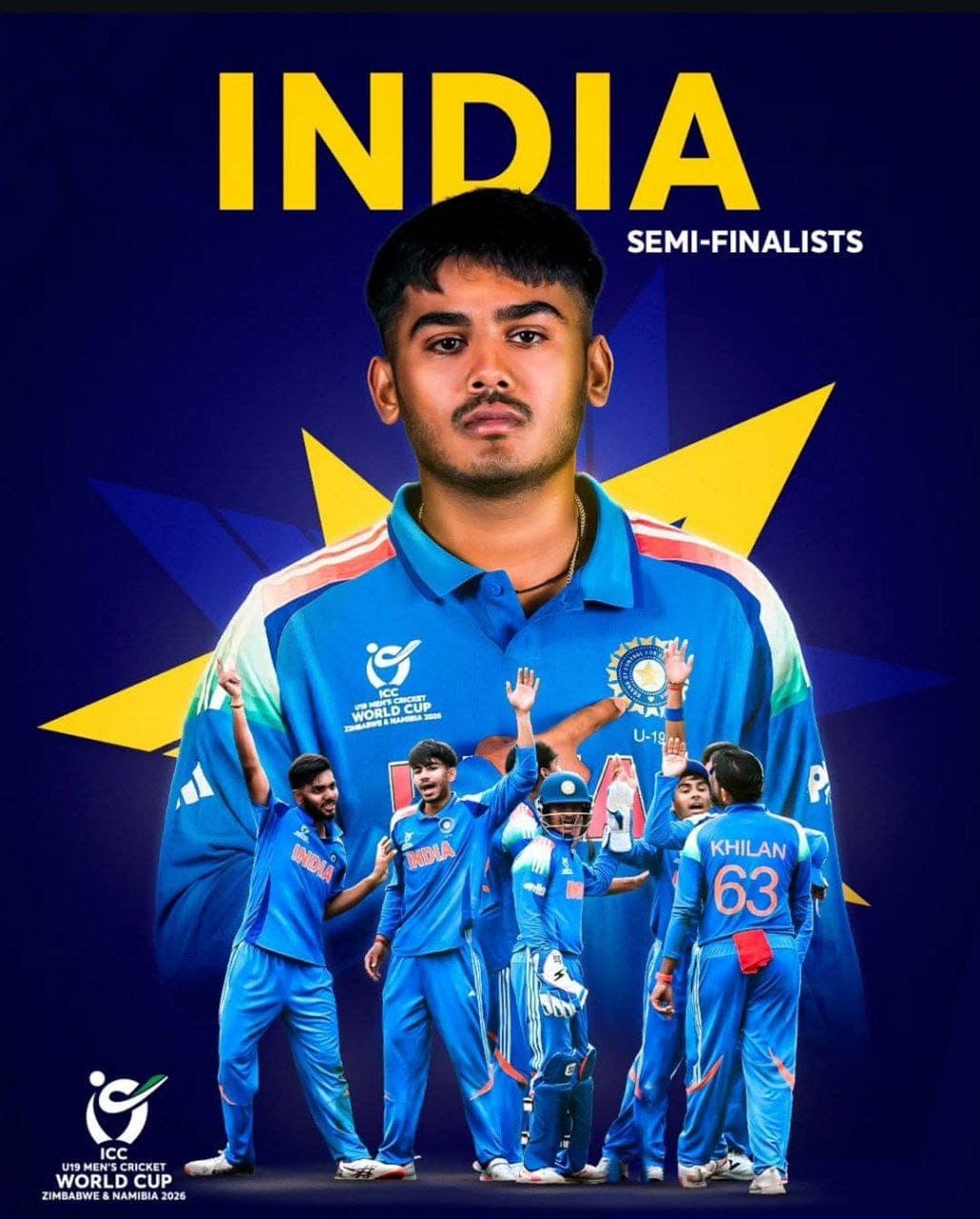 Under-19 World Cup: Team India Wins Against Pakistan, Reaches Semifinals