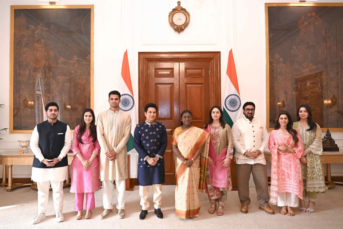 Sachin Tendulkar Personally Invites President Droupadi Murmu and PM Narendra Modi to Arjun Tendulkar’s Wedding