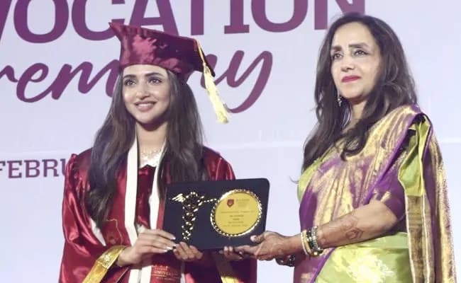 Actress Sreeleela Receives MBBS Degree