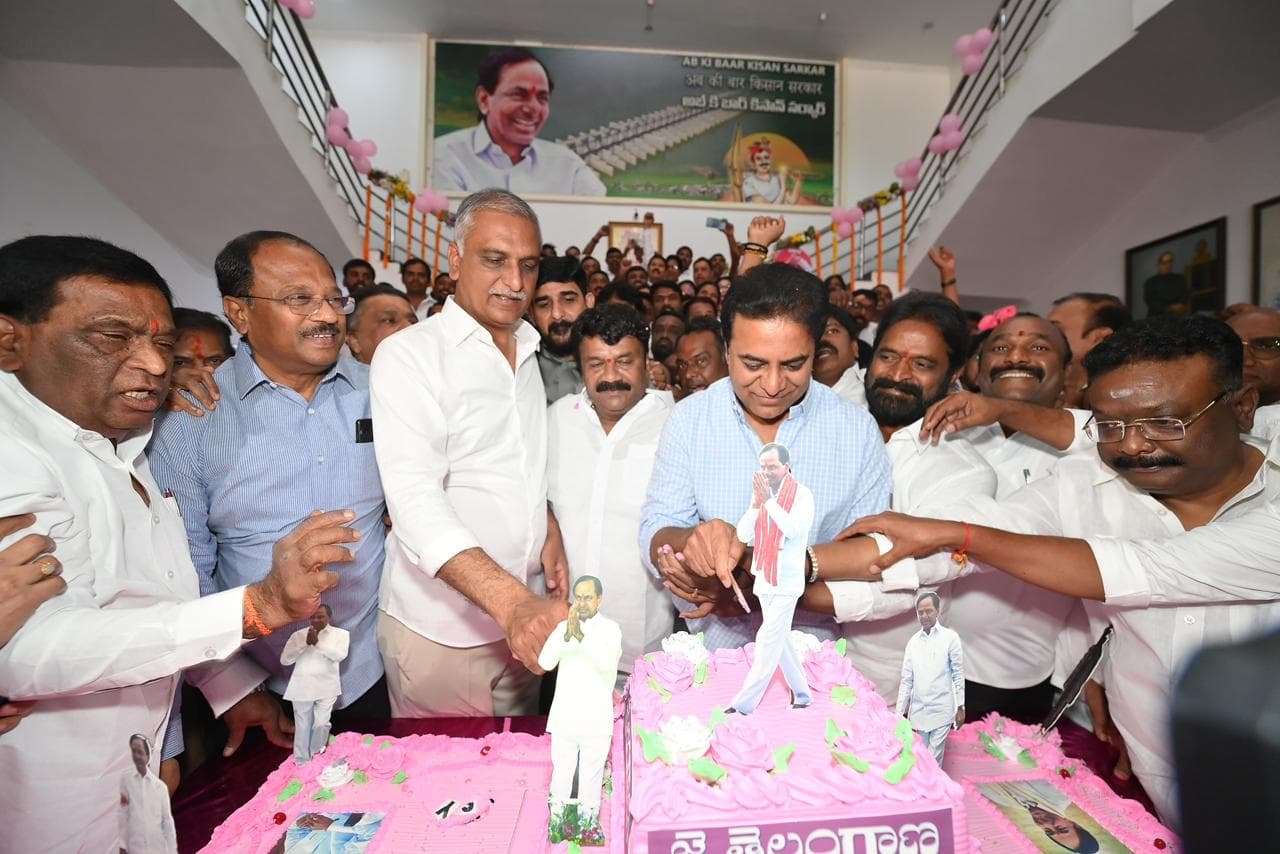 The birthday of KCR is a festival for all the people of the state, said former minister Harish Rao