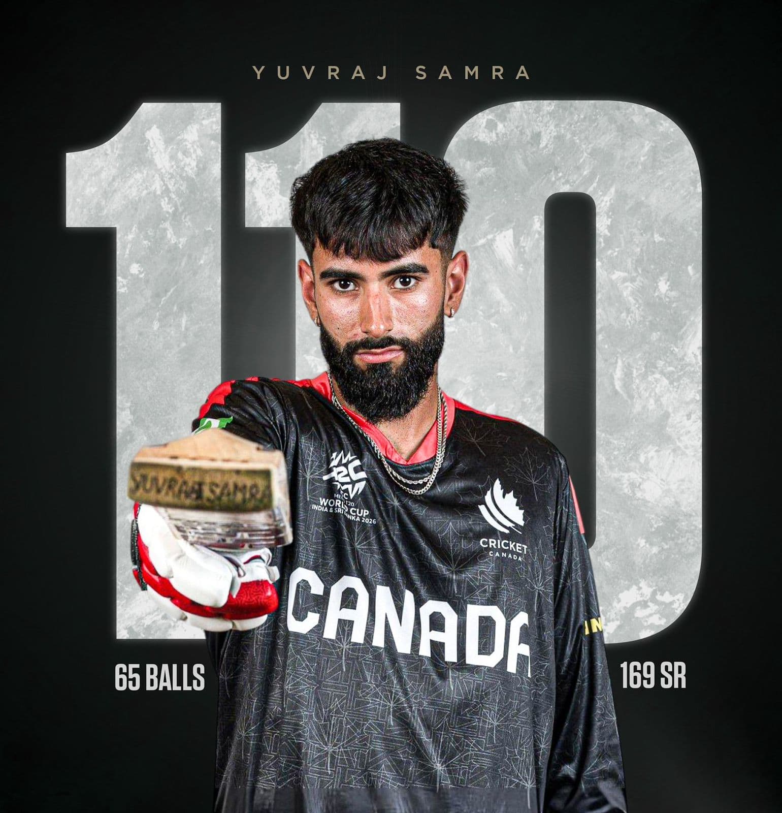 T20 World Cup Record – Yuvraj Samra’s Brilliant Century