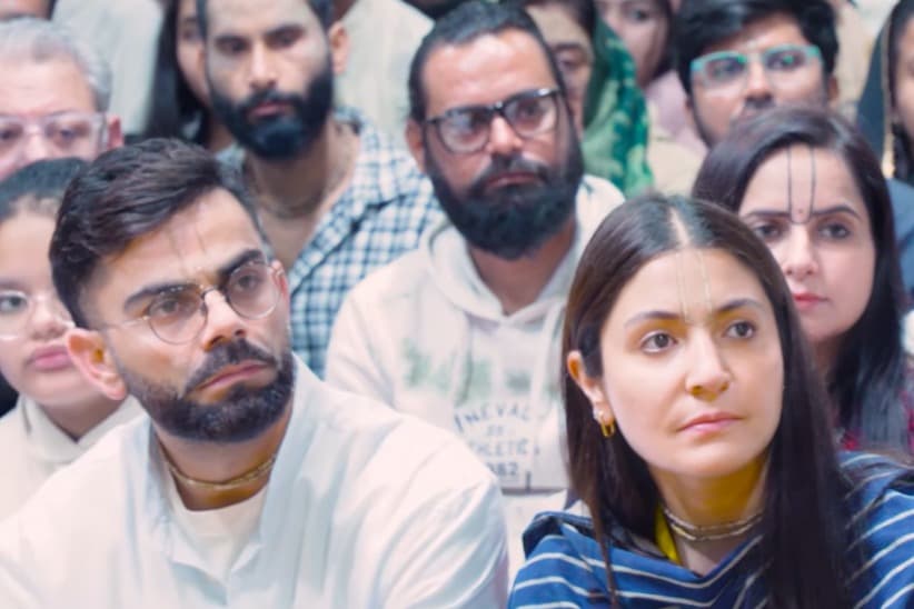 Virat Kohli and Anushka Sharma Seek Blessings at Vrindavan’s Keli Kunj Ashram