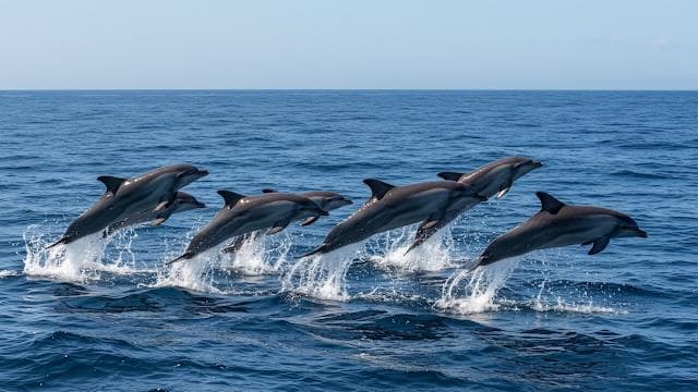 Rare Dolphin Gathering Stuns Tourists