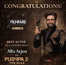 Filmfare South 2026: Icon Star Allu Arjun Sets New Record; Nivetha Thomas Wins Best Actress